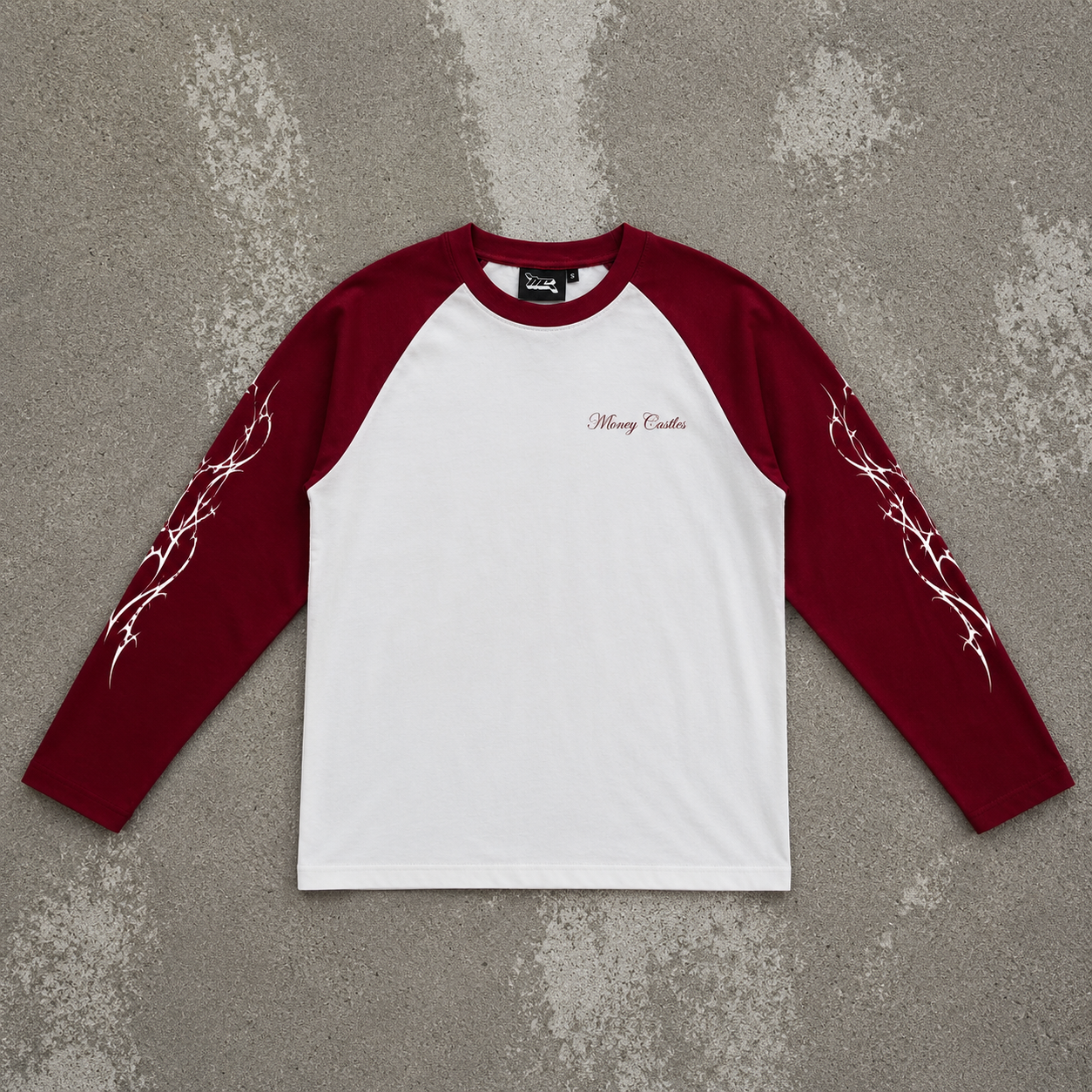 CYBER LONGSLEEVE White/Red