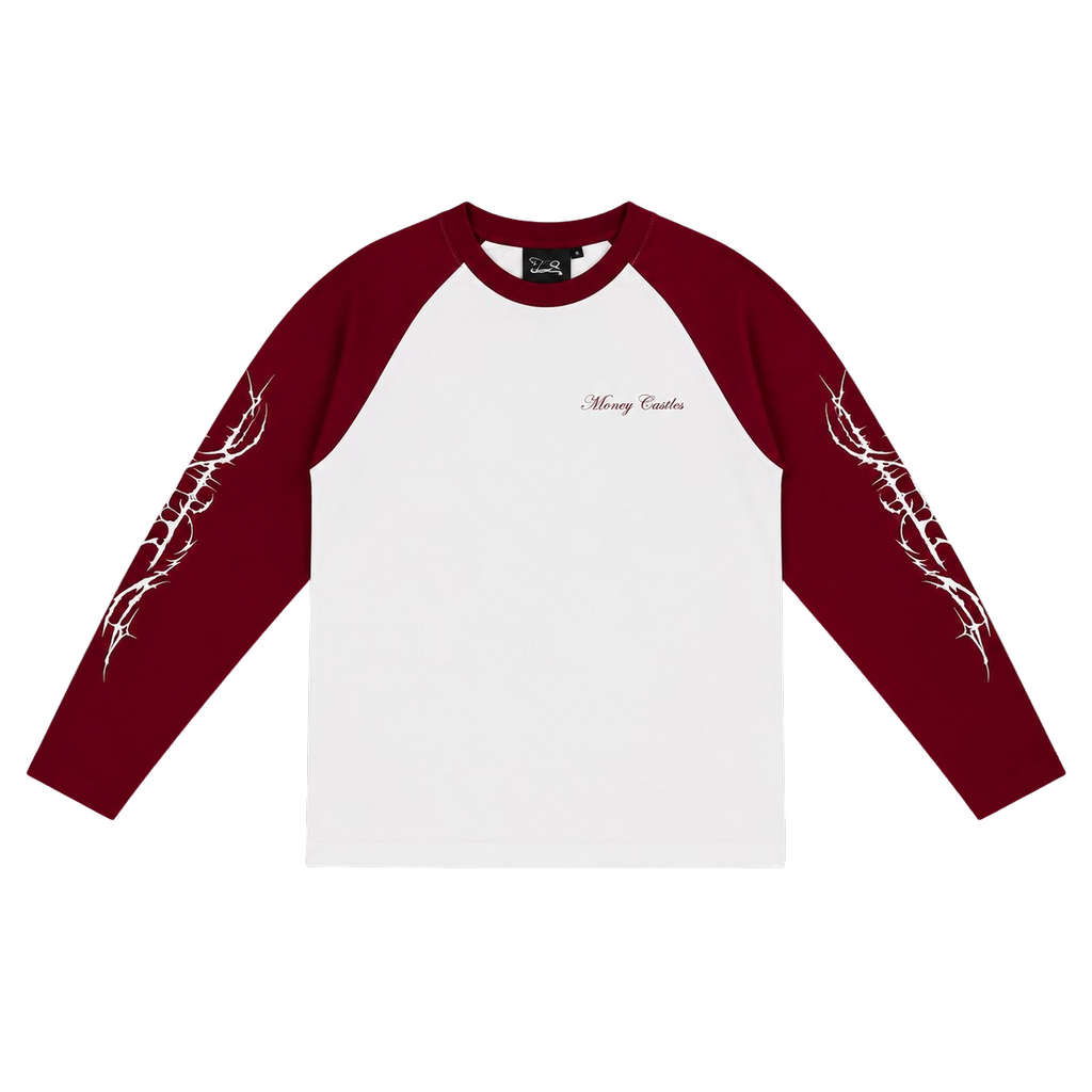 CYBER LONGSLEEVE White/Red
